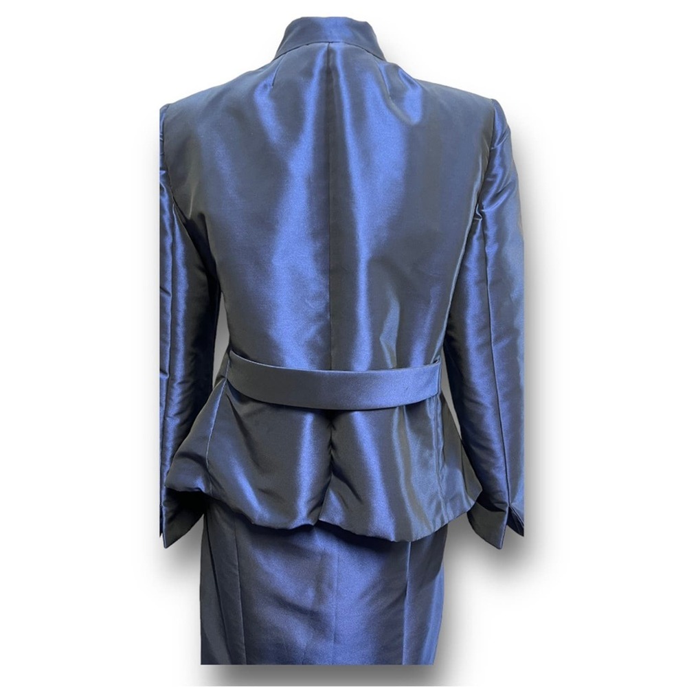 Armani Collezioni Blue Blazer & Skirt Set - Picture 7 of 13